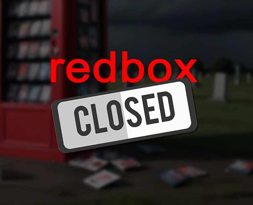 RedBox kiosk closed